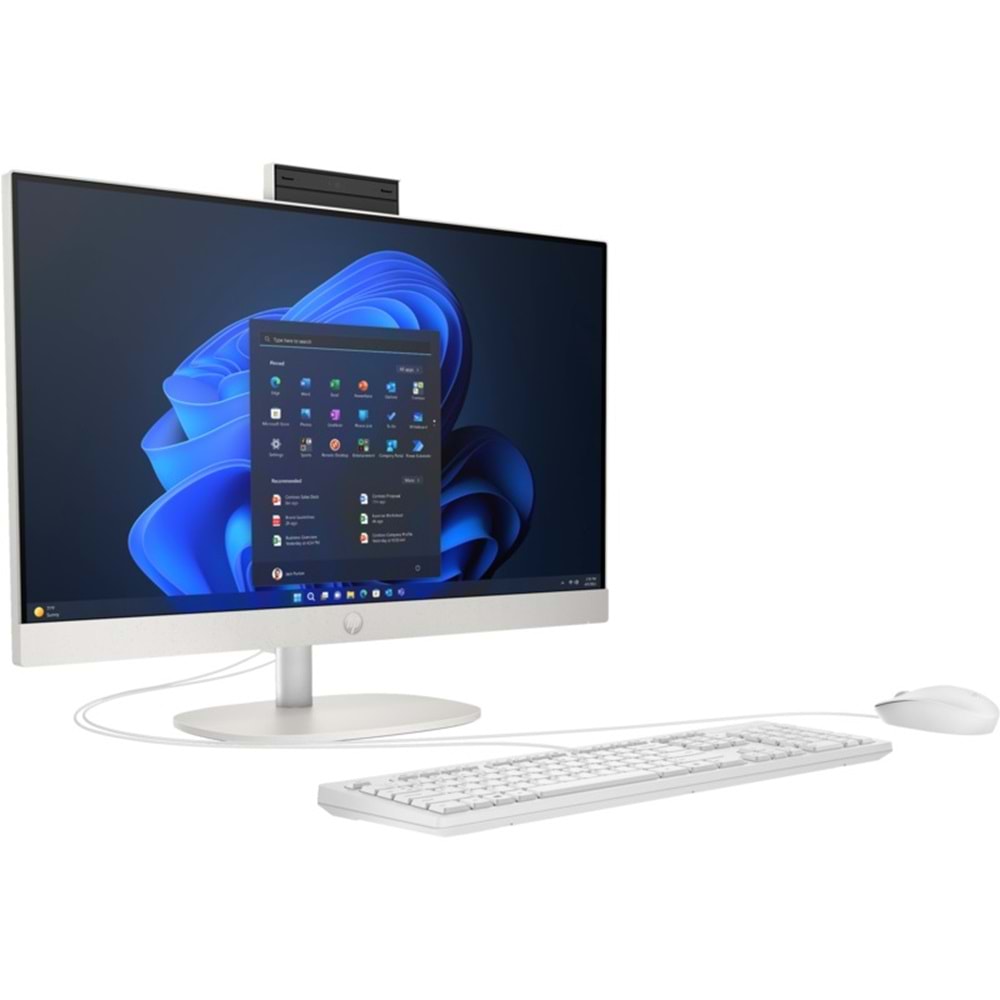 ALL IN ONE HP 245 G10 9H6V1ET RYZEN 7-7730U 16GB 512GB SSD 23.8''BEYAZ
