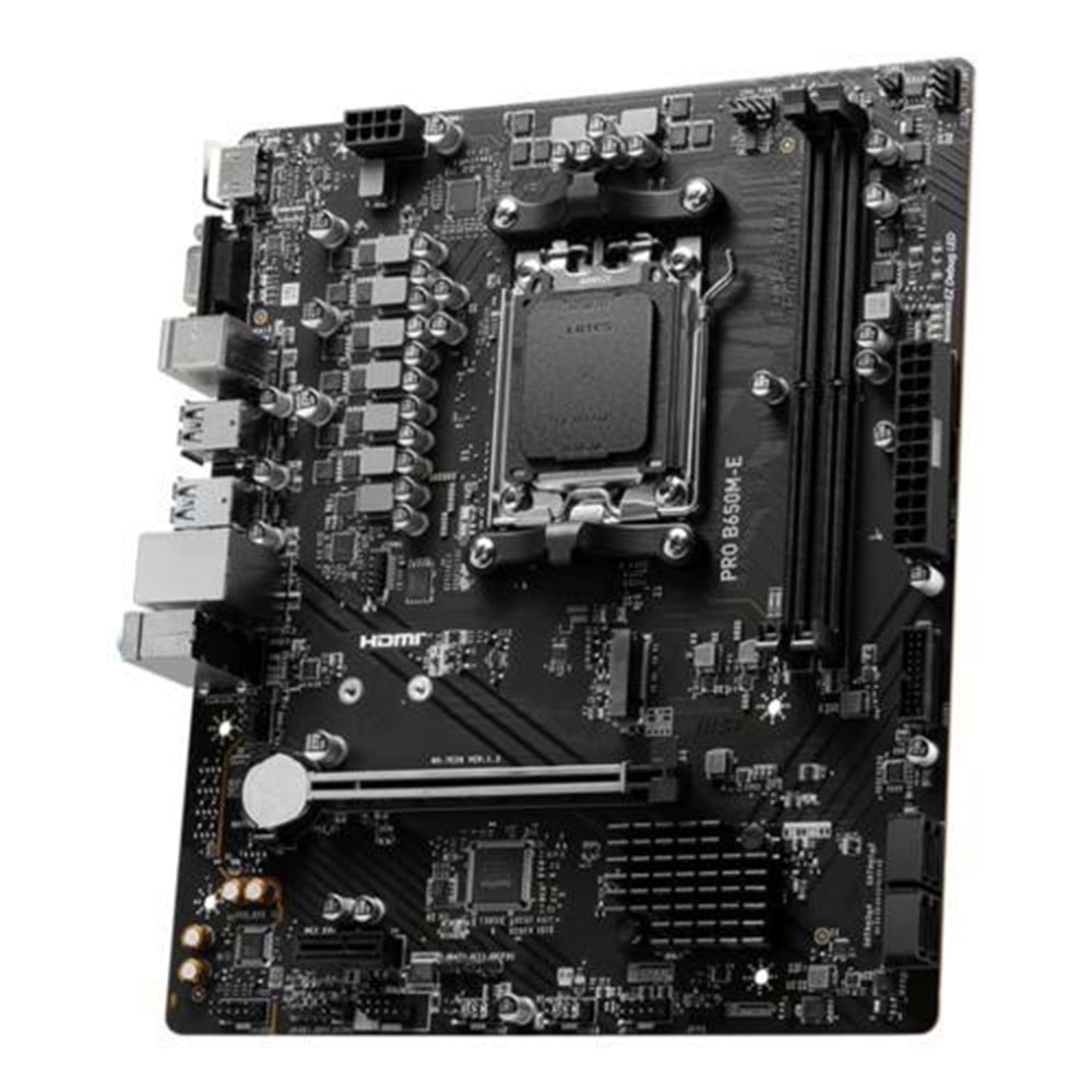 ANAKART MSI PRO B650M-E DDR5 M.2 6800(OC) mATX AM5