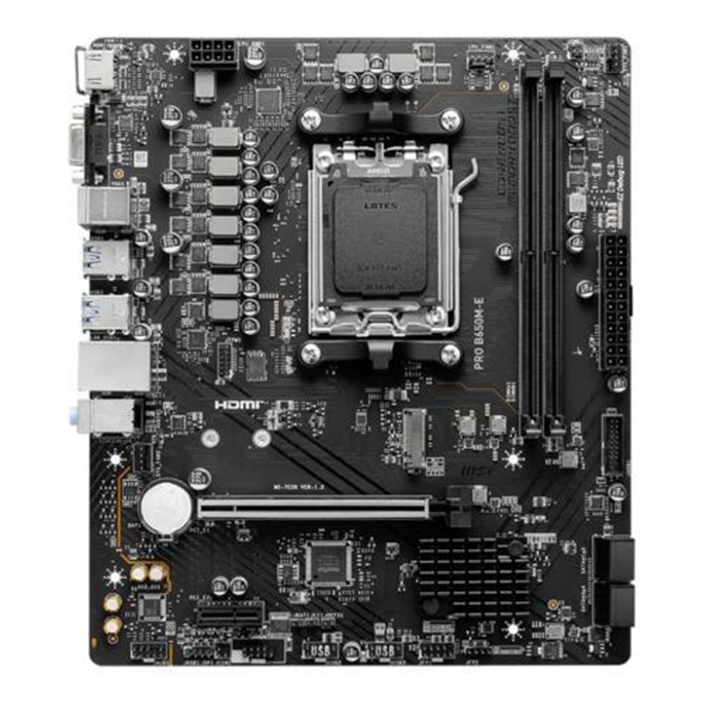 ANAKART MSI PRO B650M-E DDR5 M.2 6800(OC) mATX AM5