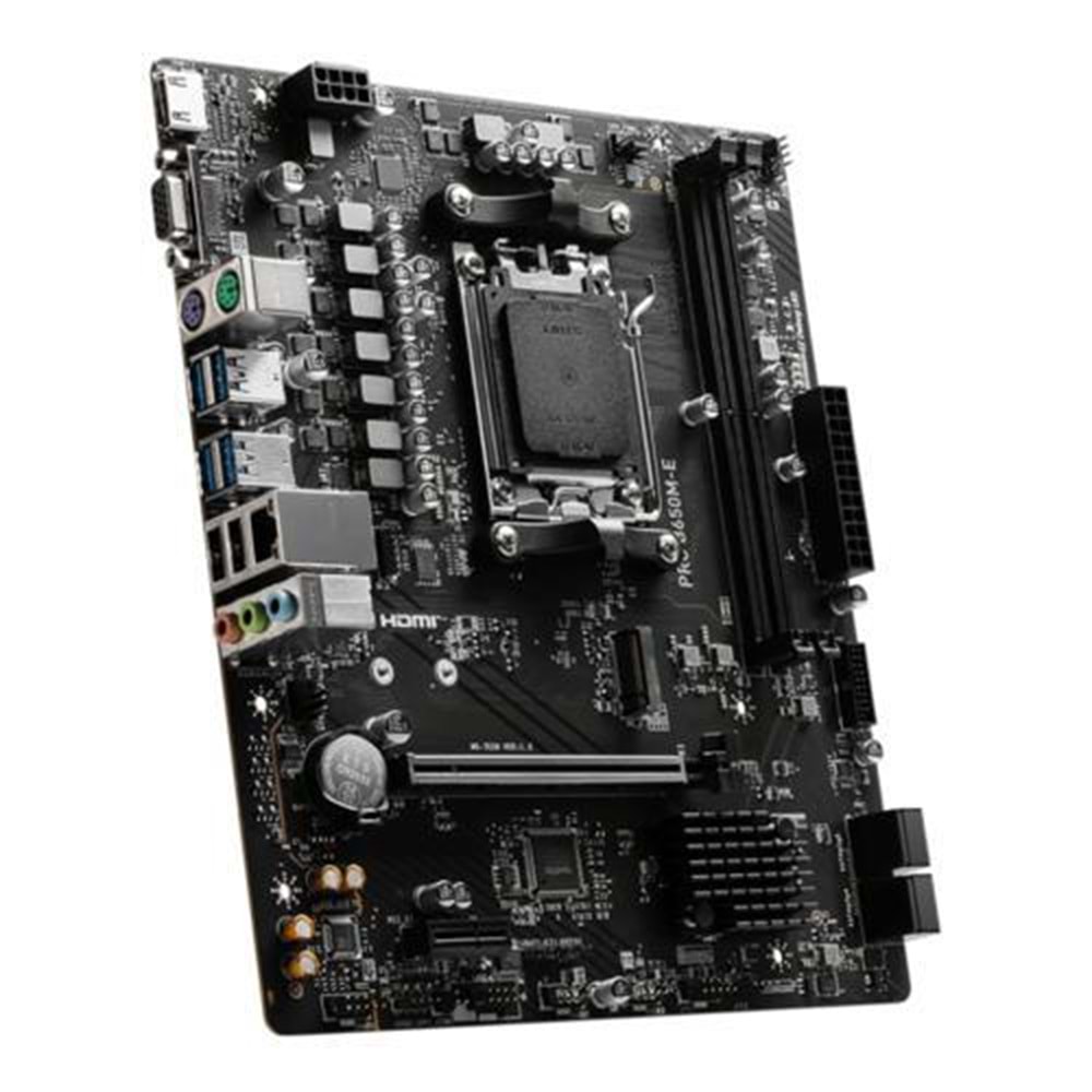 ANAKART MSI PRO B650M-E DDR5 M.2 6800(OC) mATX AM5